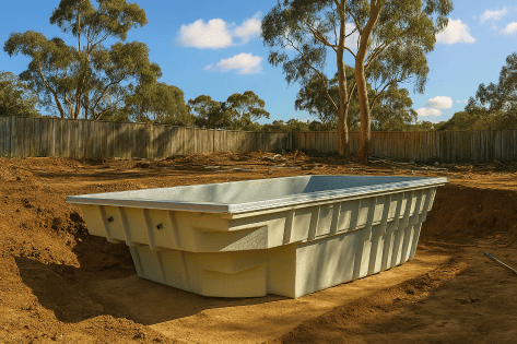 DIY Fibreglass Pool Installer